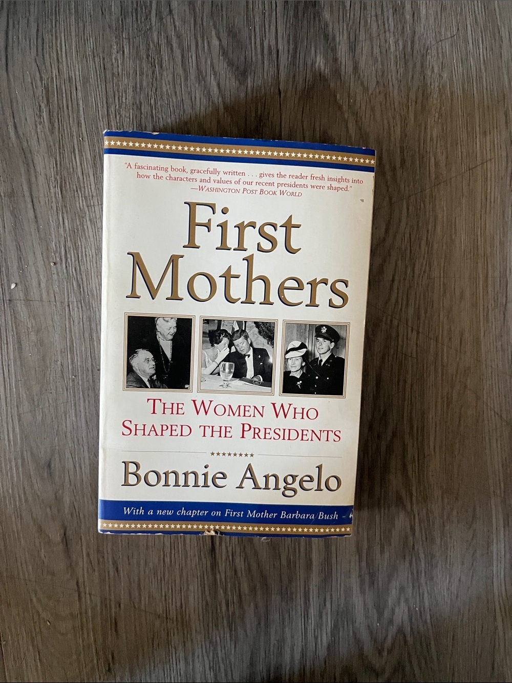 Harper Cream and Blue 'First Mothers' Decorative Book Accent